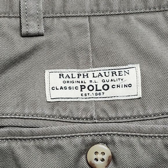 Polo Ralph Lauren Prospect Pants Mens Size 38x30‎ Green Chino Flat Front Pant - Picture 5 of 11